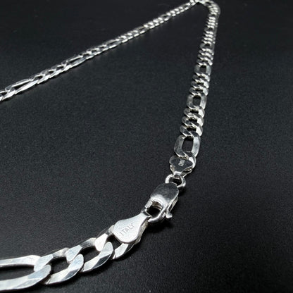 Cadena Fígaro 7mm - Plata 925 Italy – Silver Ice 04