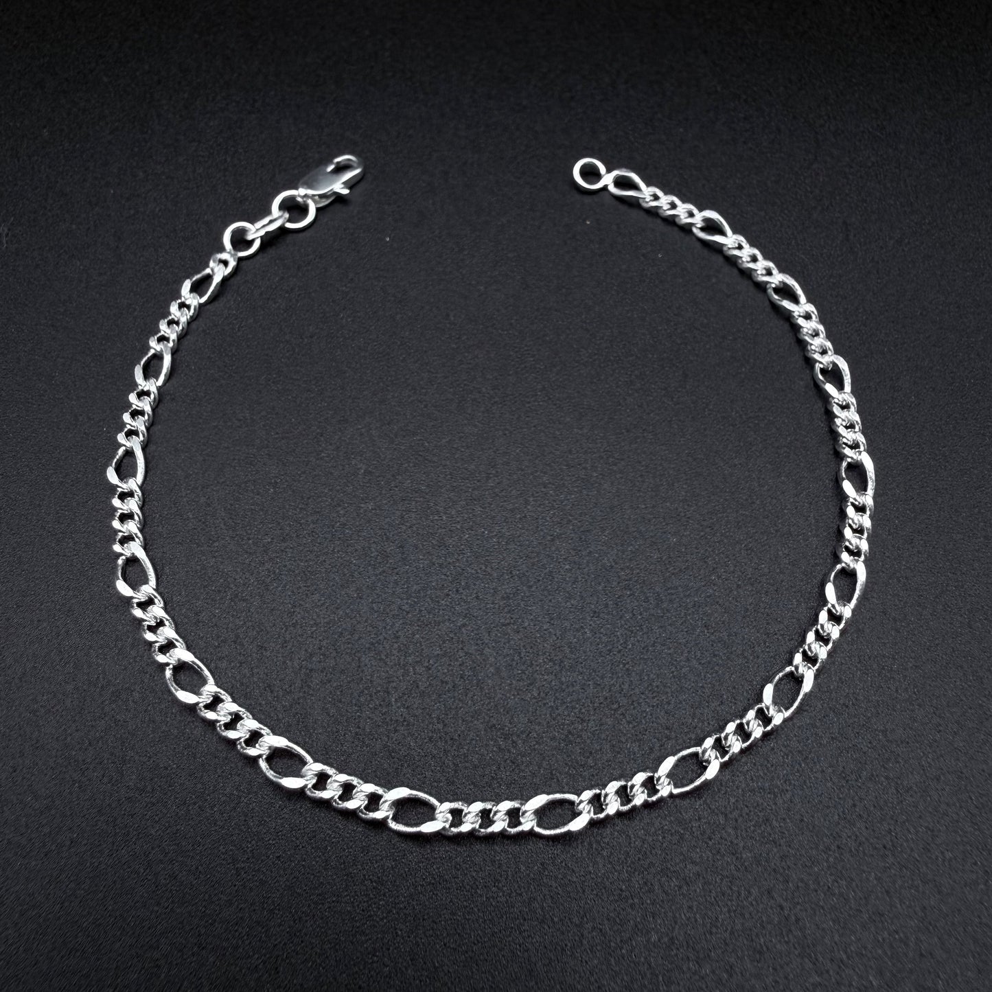 Pulsera Fígaro 3,5mm – Silver Ice 04