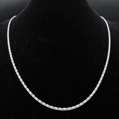 Cadena Caracol Plata 925 - 2mm – Silver Ice 04