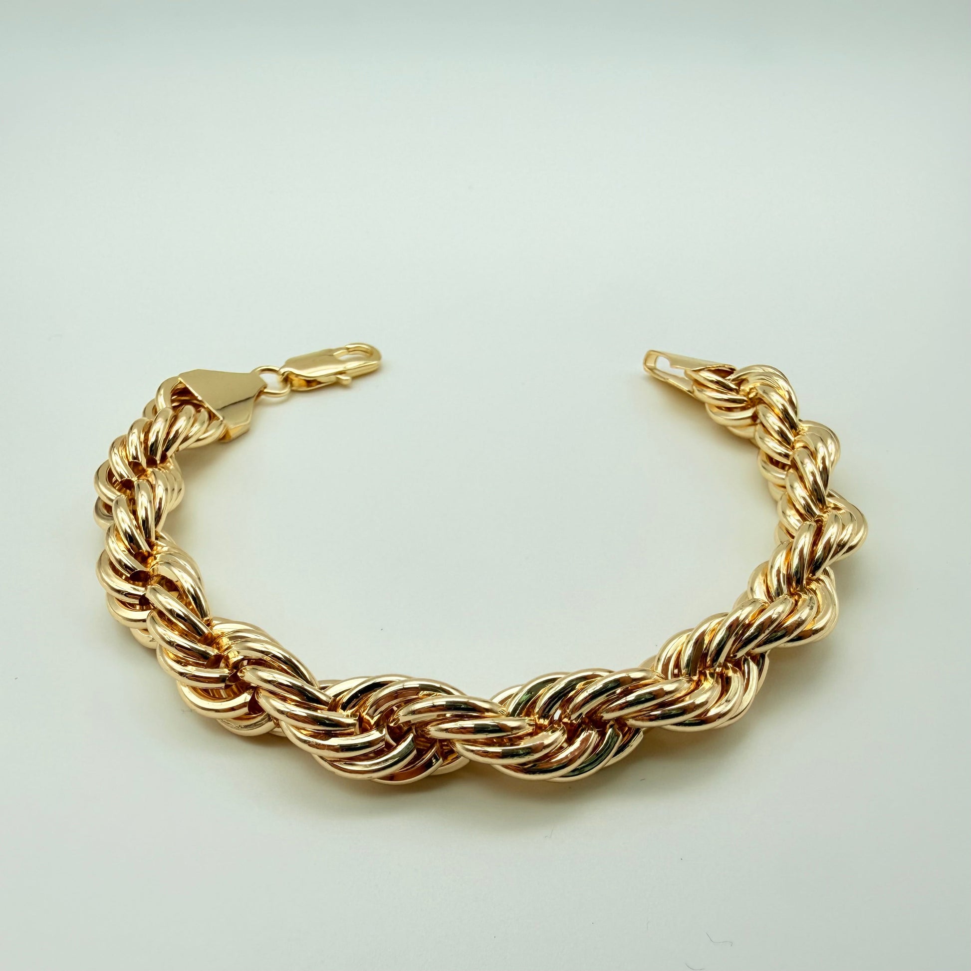 Pulsera Turbillón Oro Goldfilled – 11 mm – Silver Ice 04