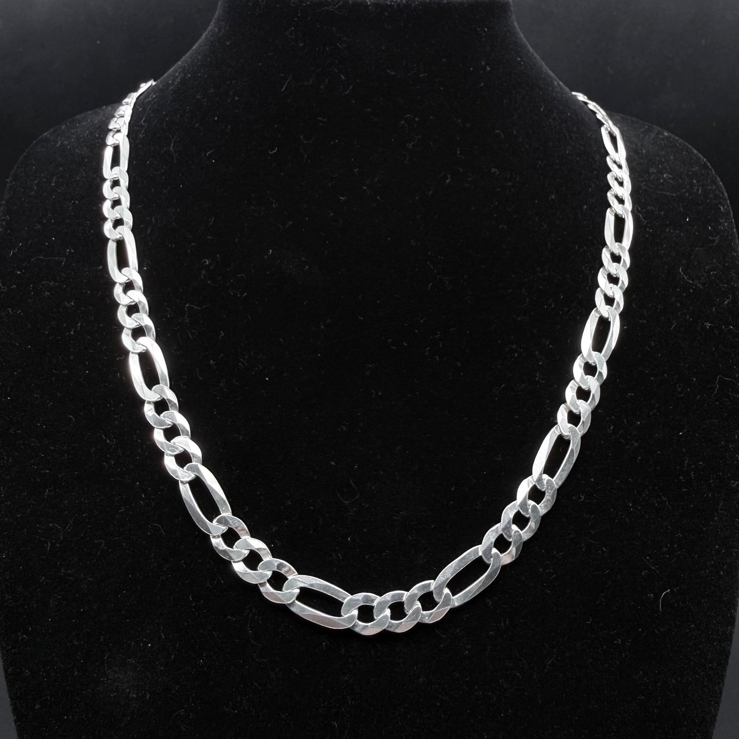 Cadena Fígaro 8mm - Plata 925 Italy – Silver Ice 04
