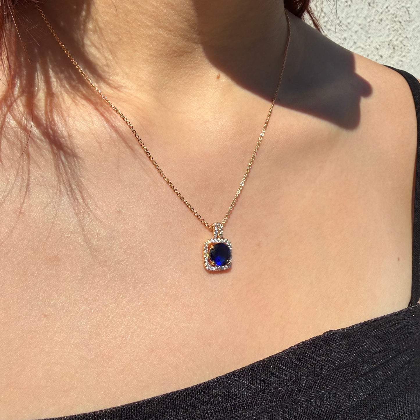 Cadena Cielo Azul - Oro Goldfilled Rosa – Silver Ice 05