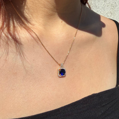 Cadena Cielo Azul - Oro Goldfilled Rosa – Silver Ice 05