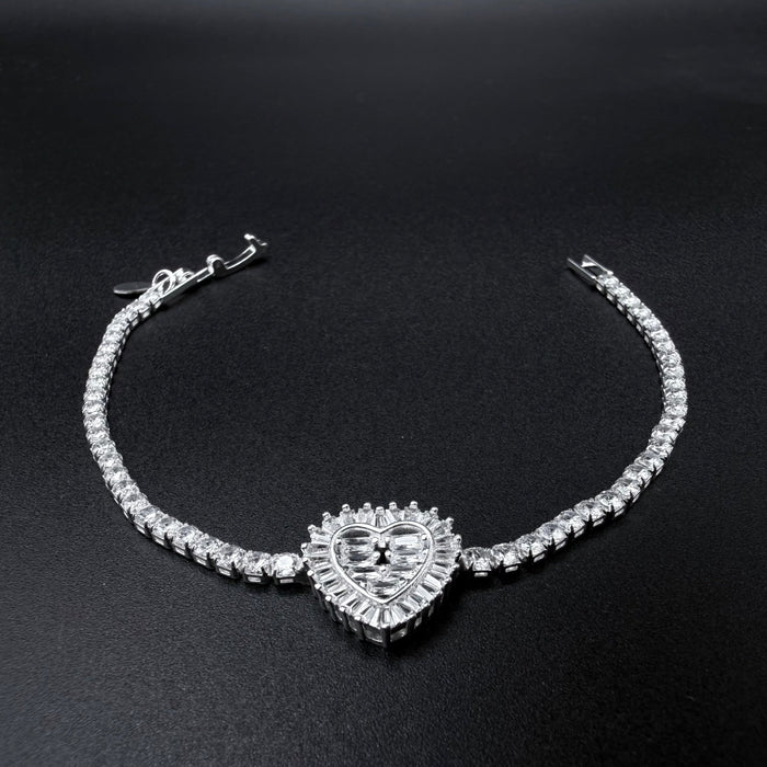 Pulsera Love Crown Tennis Plata 925 – Silver Ice 01