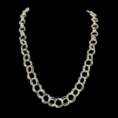 Cadena Triple Rolo 12 mm – Silver Ice 01