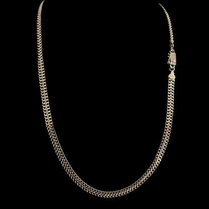 Cadena Tejido Chino Oro – 6 mm – Silver Ice 03