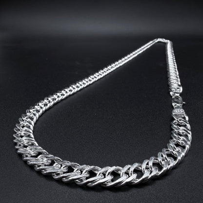 Cadena Triple Grumet 9mm – Silver Ice 02