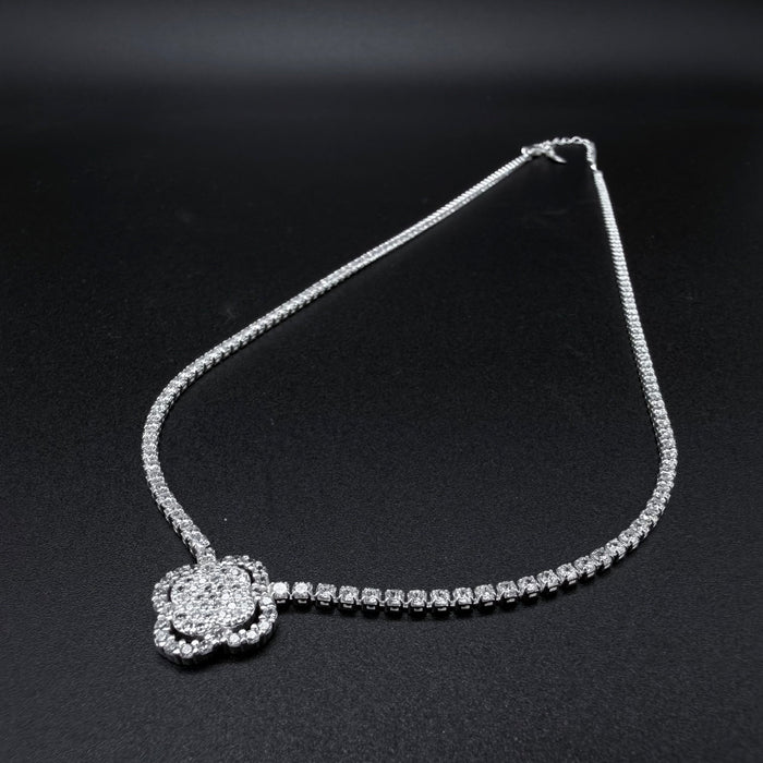 Collar Trébol Glamour Plata 925 – Silver Ice 02