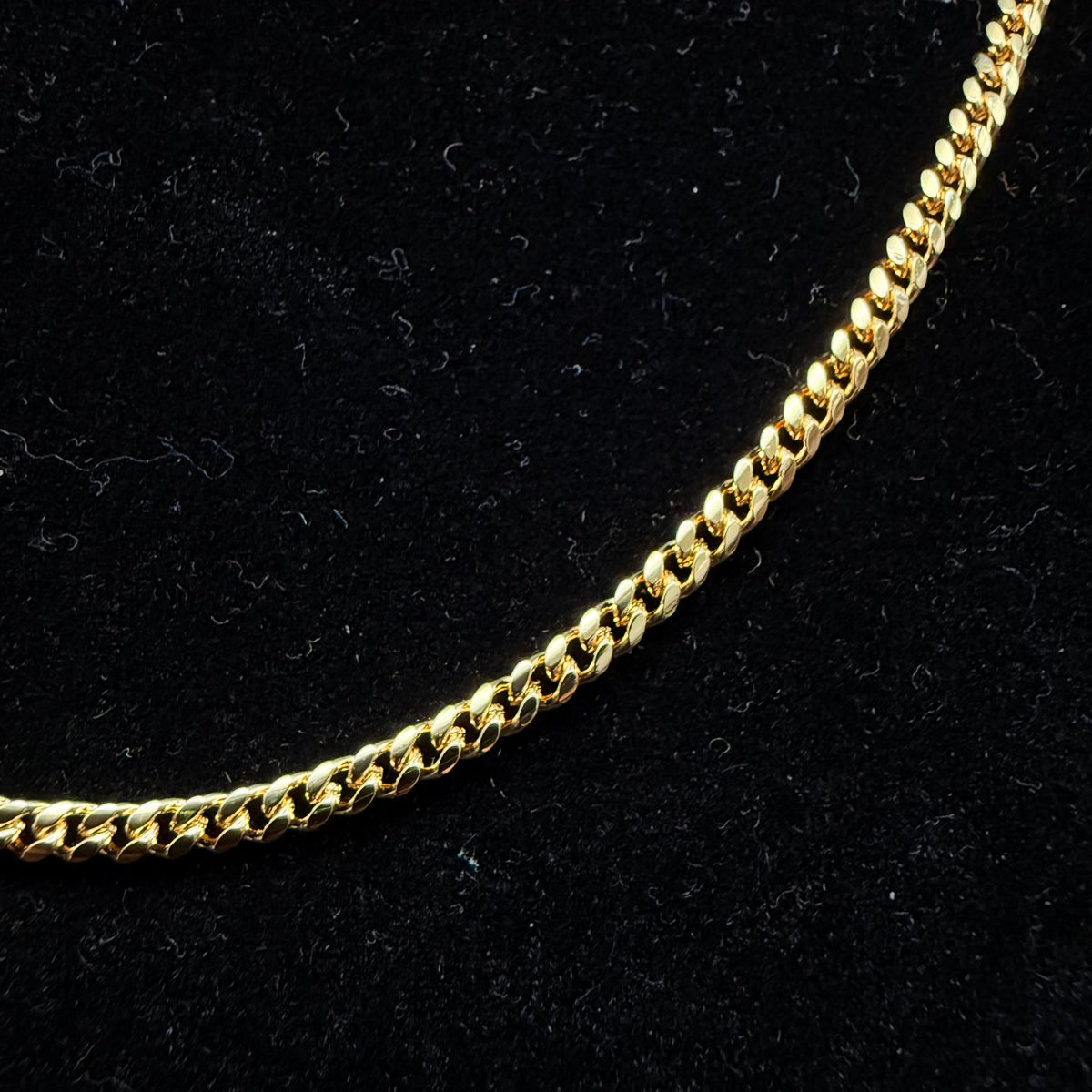 Cadena Cubana Oro – 3,5 mm – Silver Ice 04