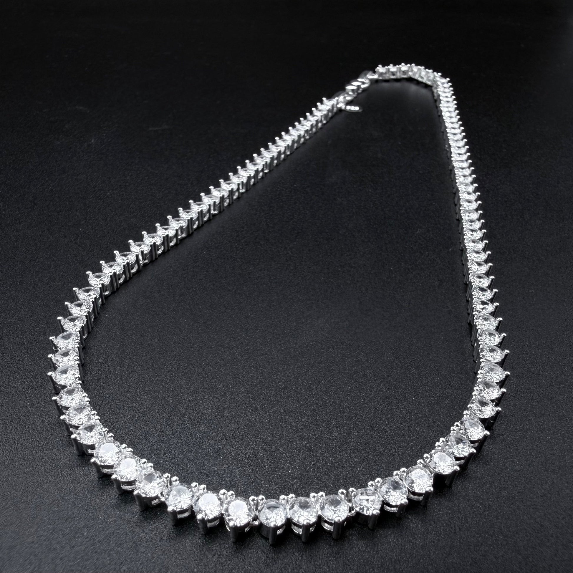Collar Gotas de Luz Circones Blancos Plata 925 – Silver Ice 03