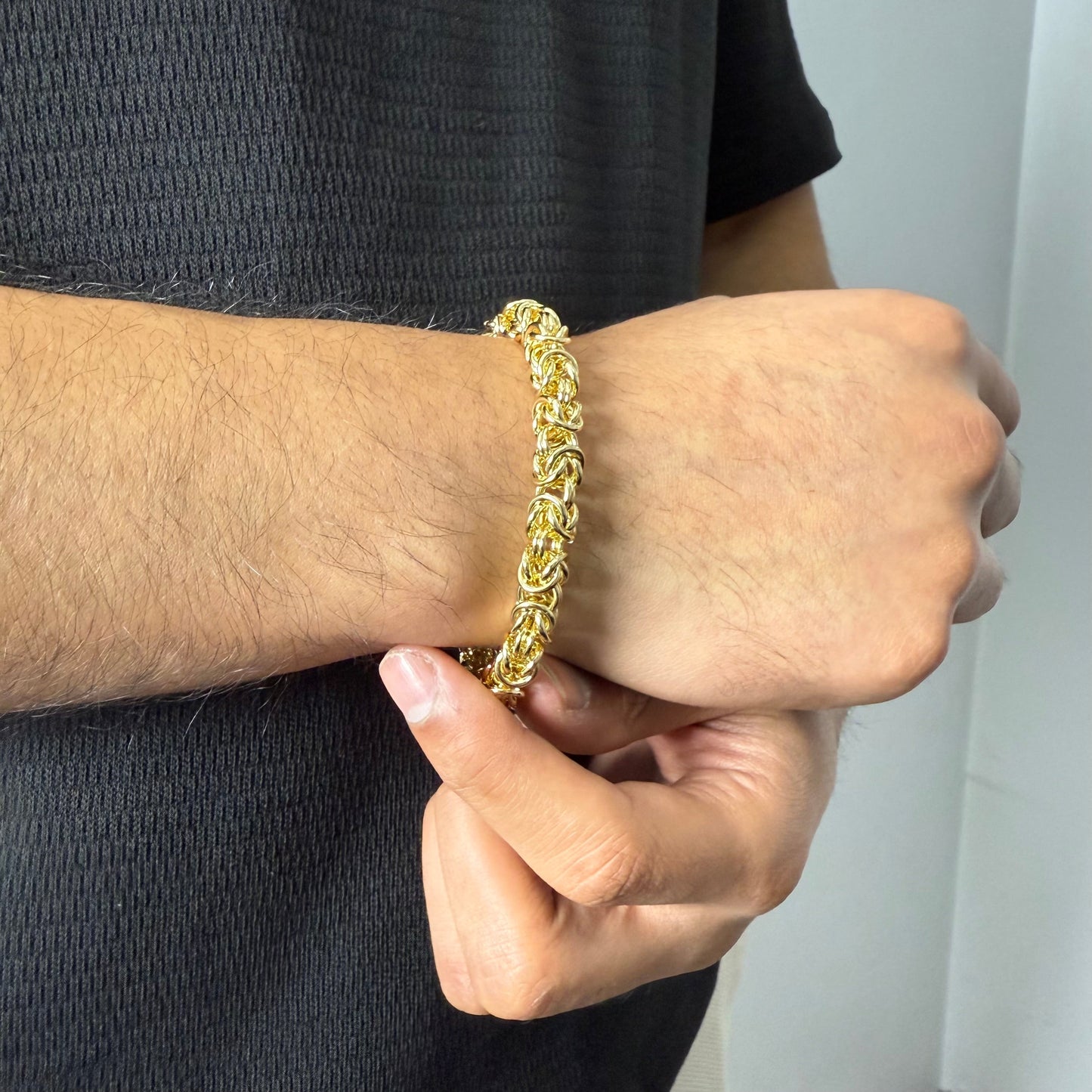 Pulsera Camino del Inca Oro – 8 mm – Silver Ice 02
