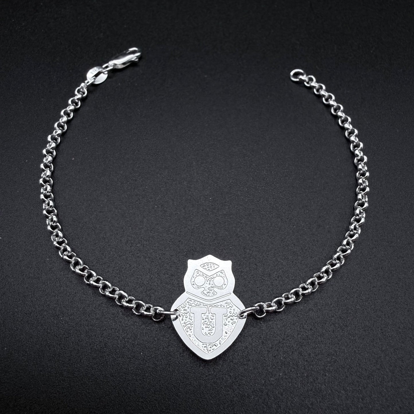 Pulsera Orgullo Azul Plata 925 – Silver Ice 05