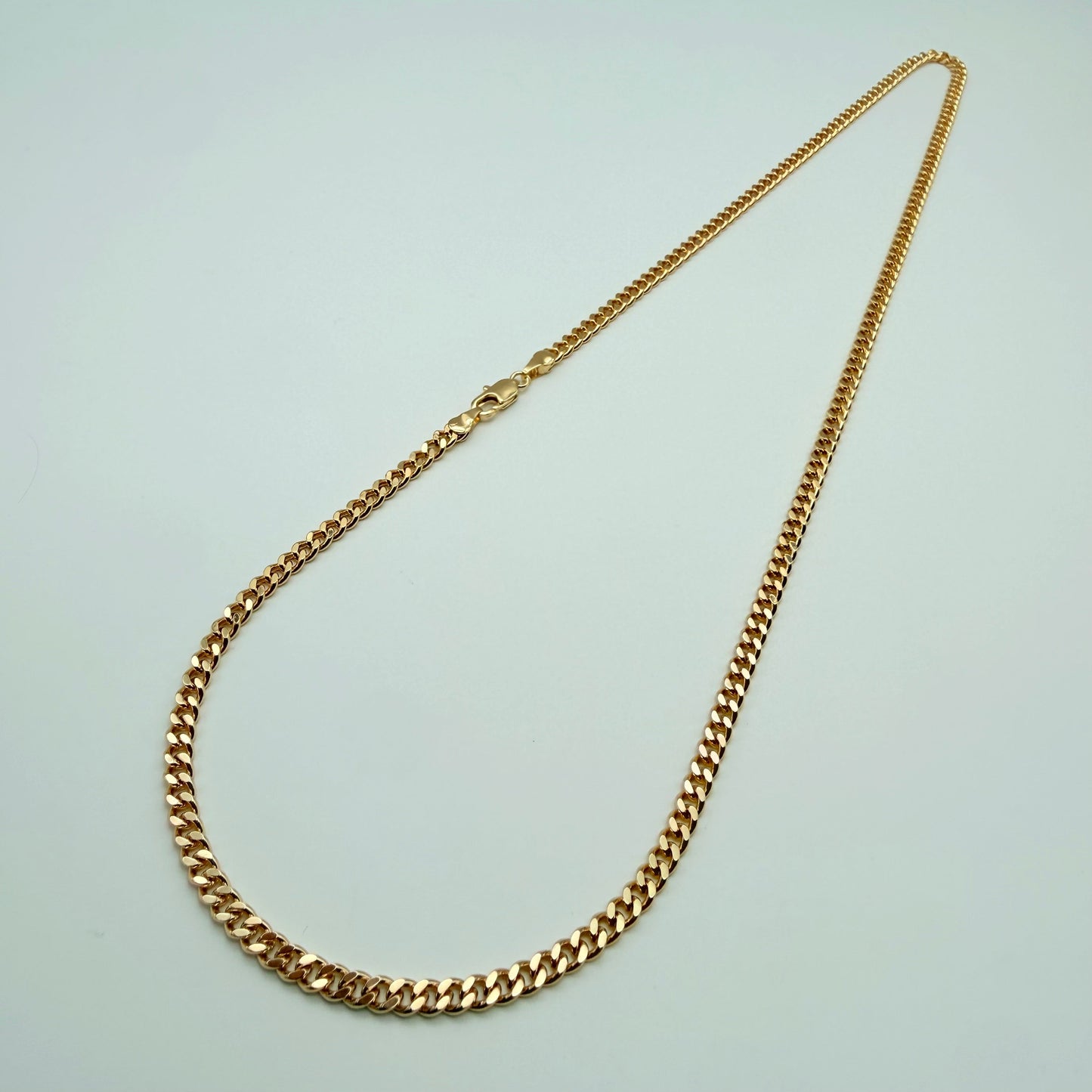 Cadena Cubana Oro – 4mm – Silver Ice 03