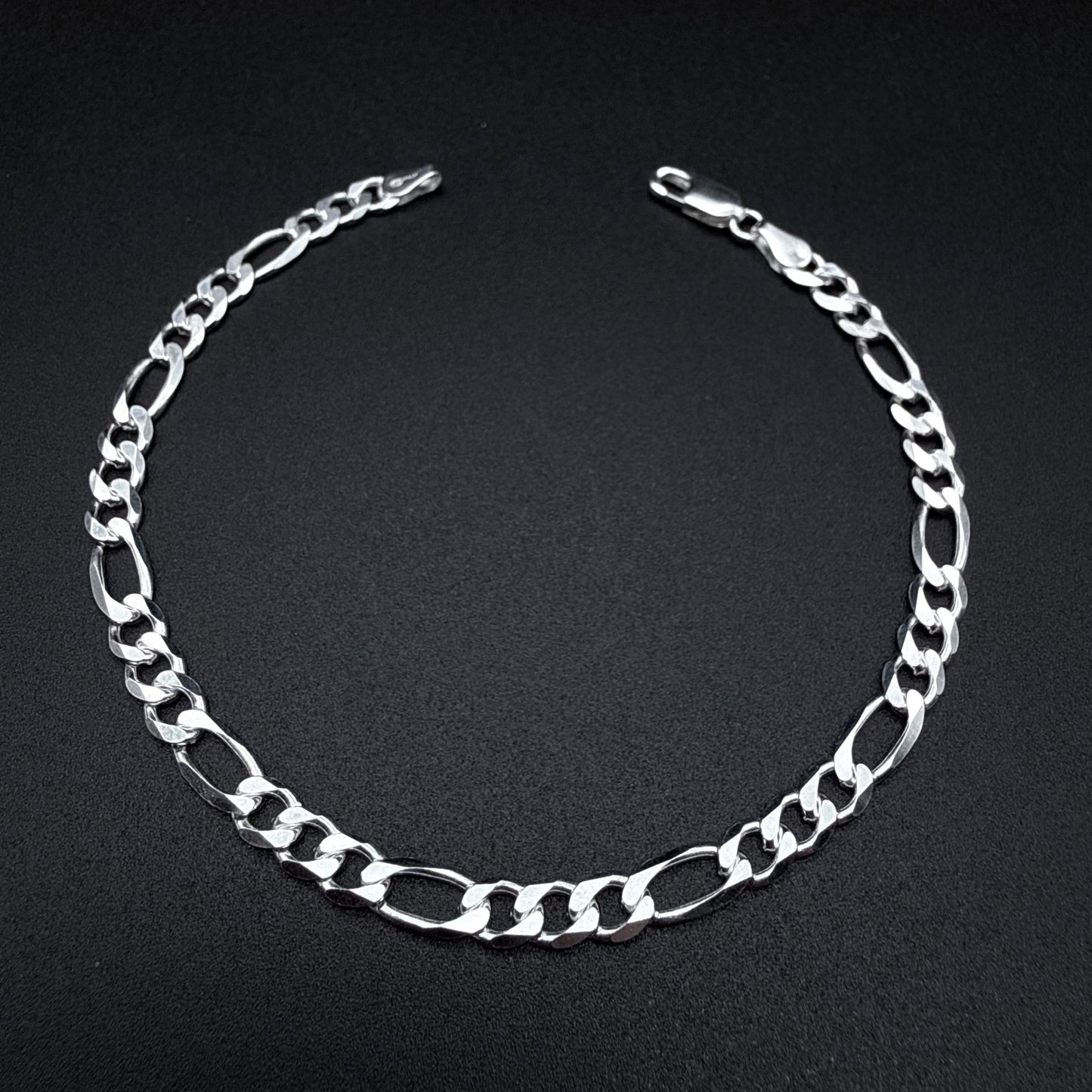 Pulsera Fígaro 5mm - Plata 925 Italy – Silver Ice 03
