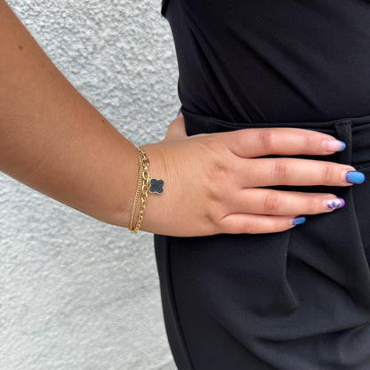 Pulsera Van Cleef Ébano Oro – Silver Ice 04