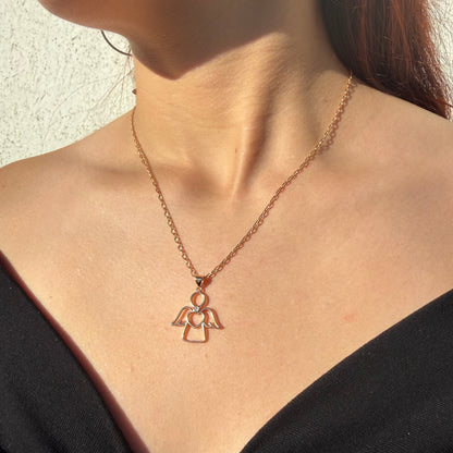 Cadena Ángel de Luz - Oro Goldfilled Rosa – Silver Ice 03