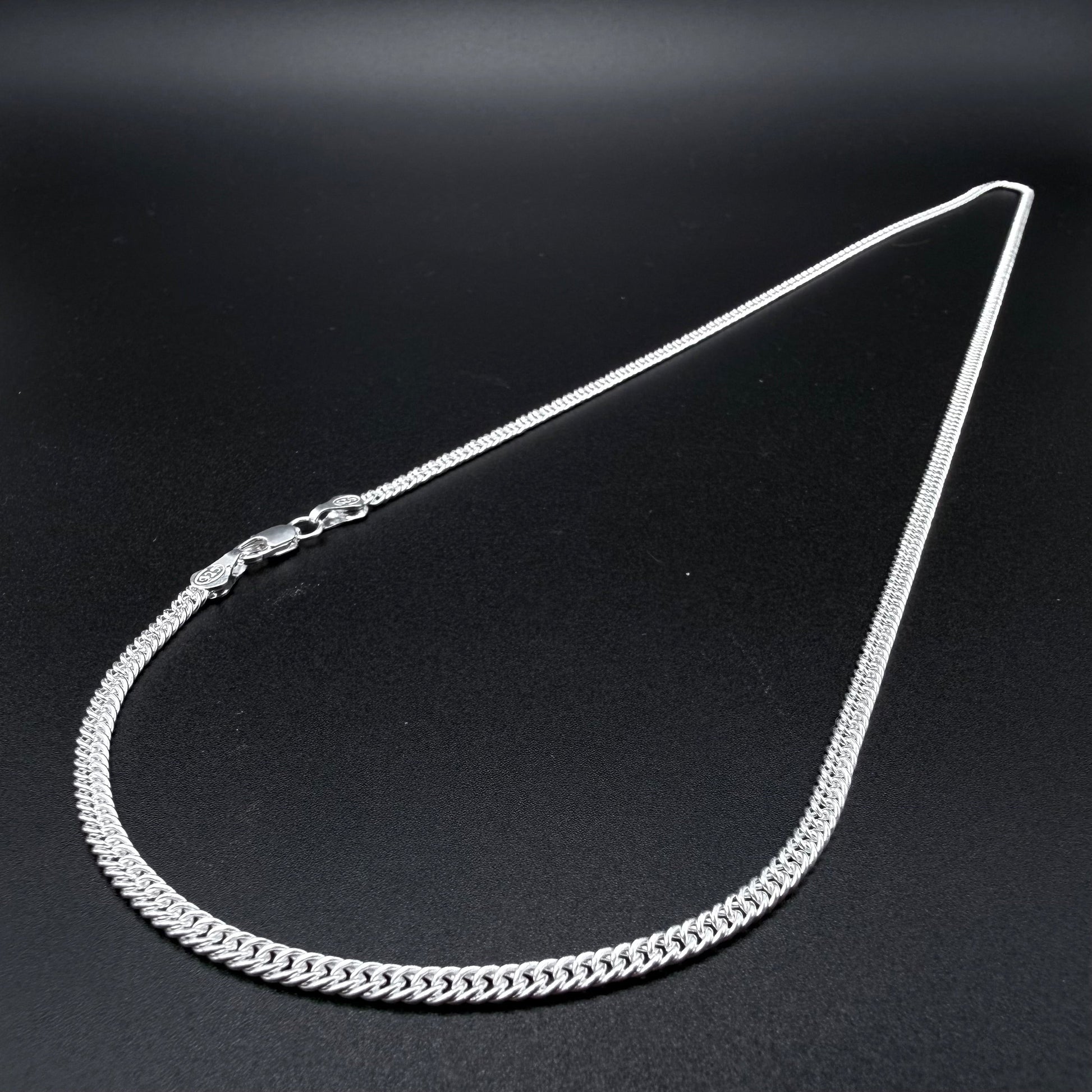 Cadena Triple Grumet 3mm – Silver Ice 02