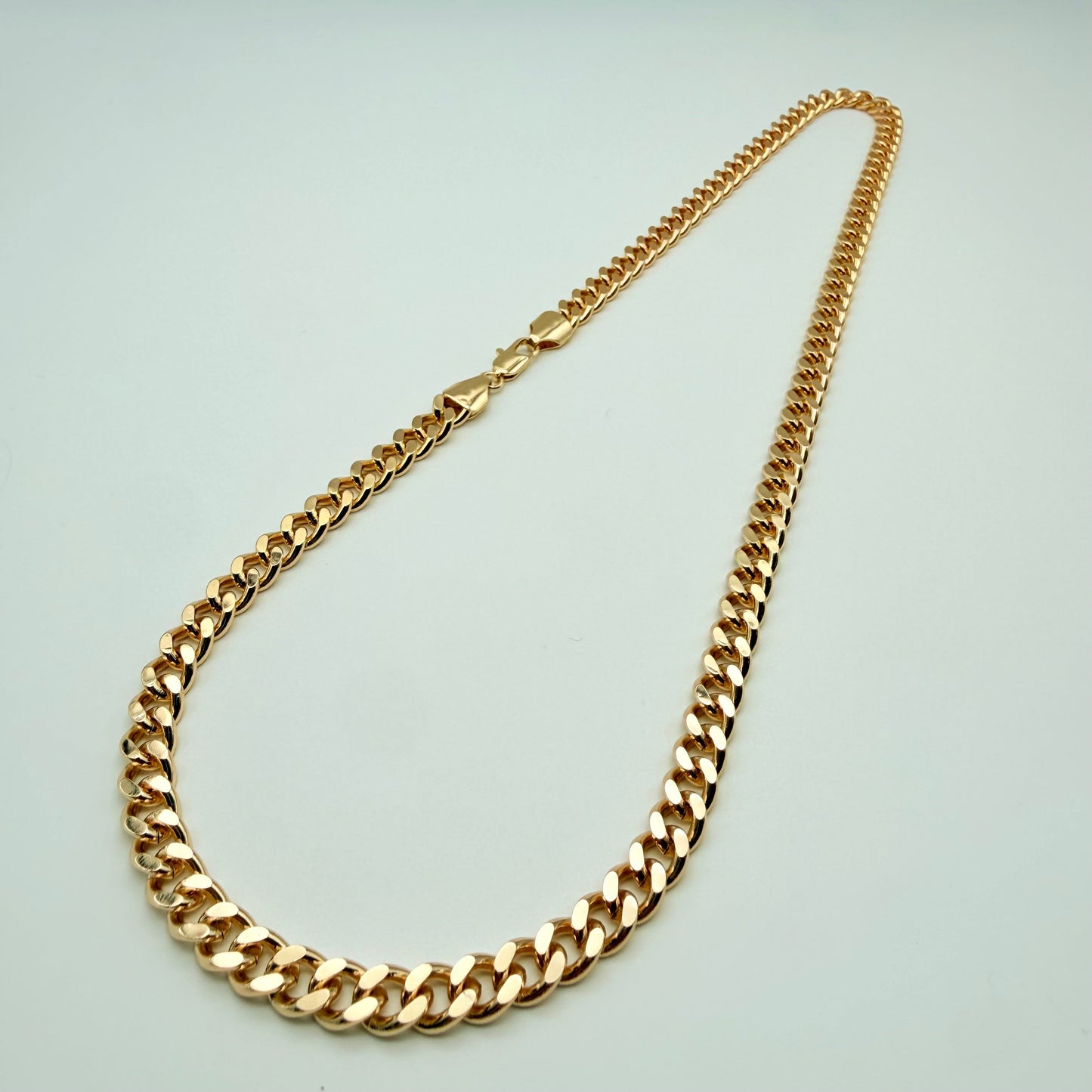 Cadena Grumet Oro – 8 mm – Silver Ice 03