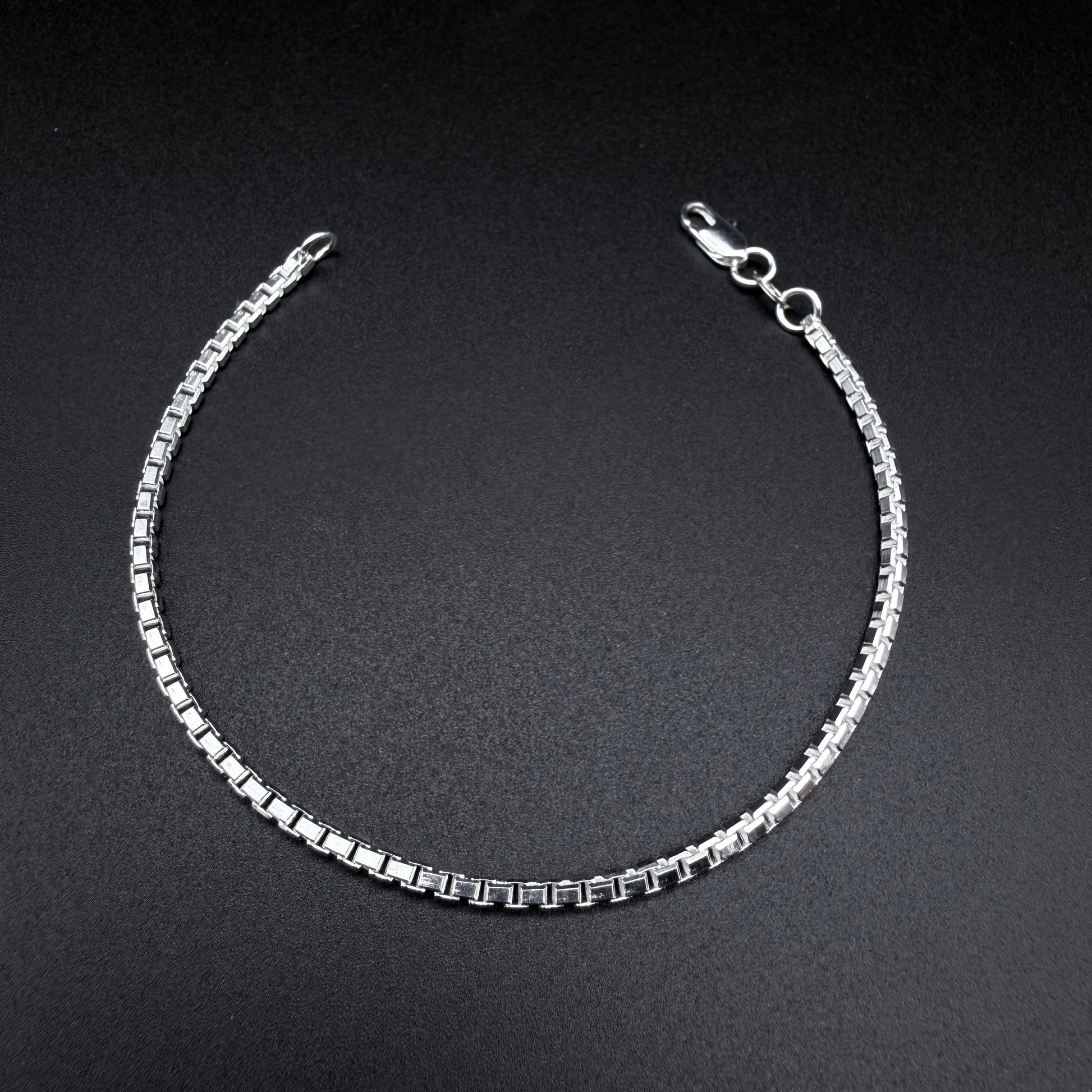 Pulsera Veneciana 2,5 mm – Silver Ice 05