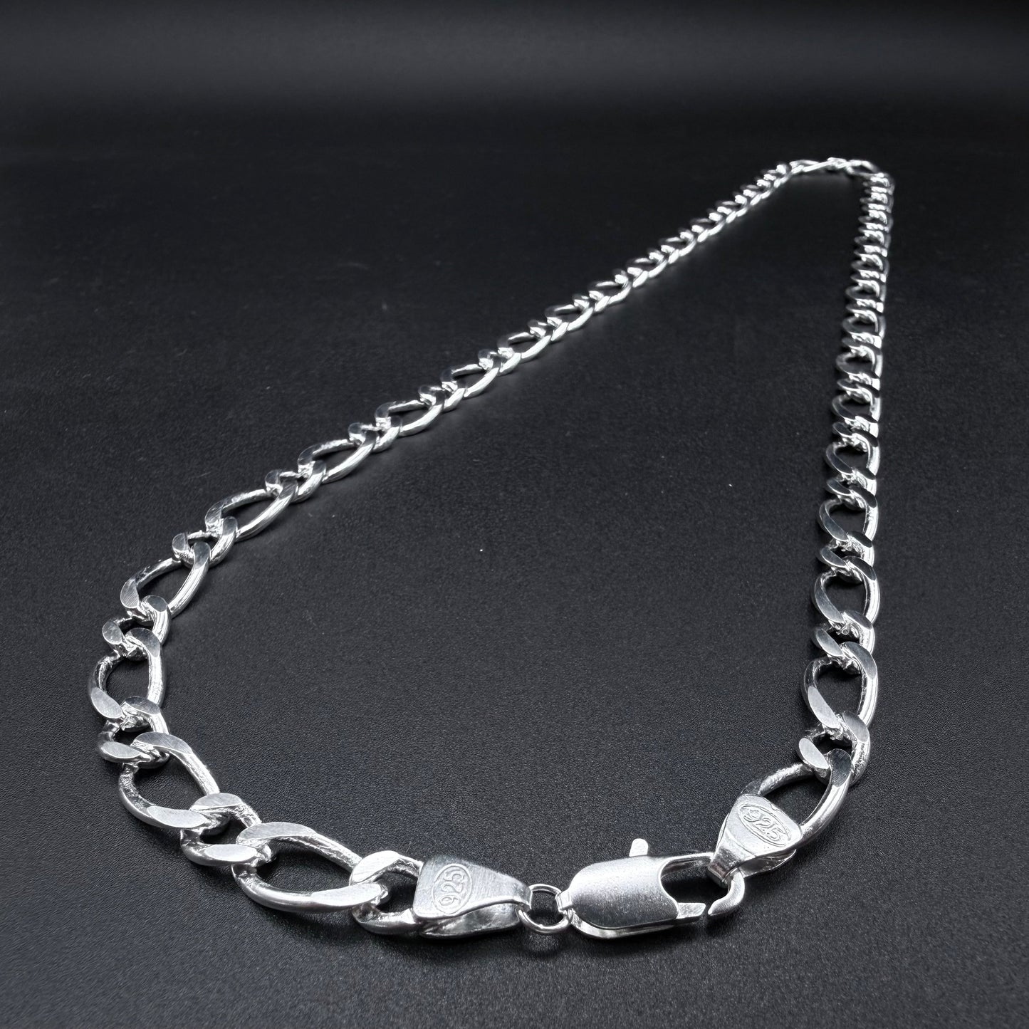 Cadena Fígaro 1x1 Plata 925 - 8 mm – Silver Ice 01