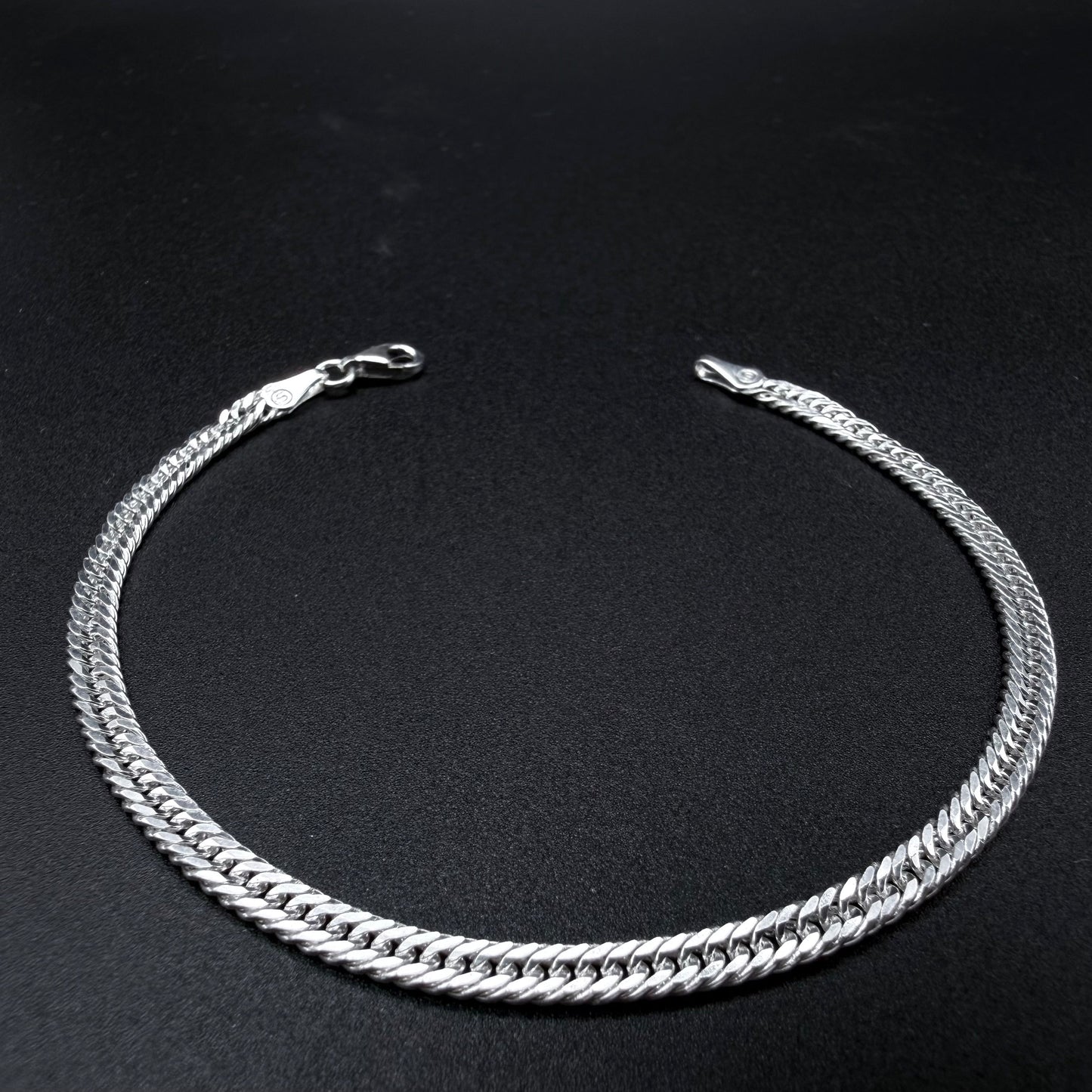 Pulsera Triple Cubana 4mm - Plata 925 Italy – Silver Ice 01