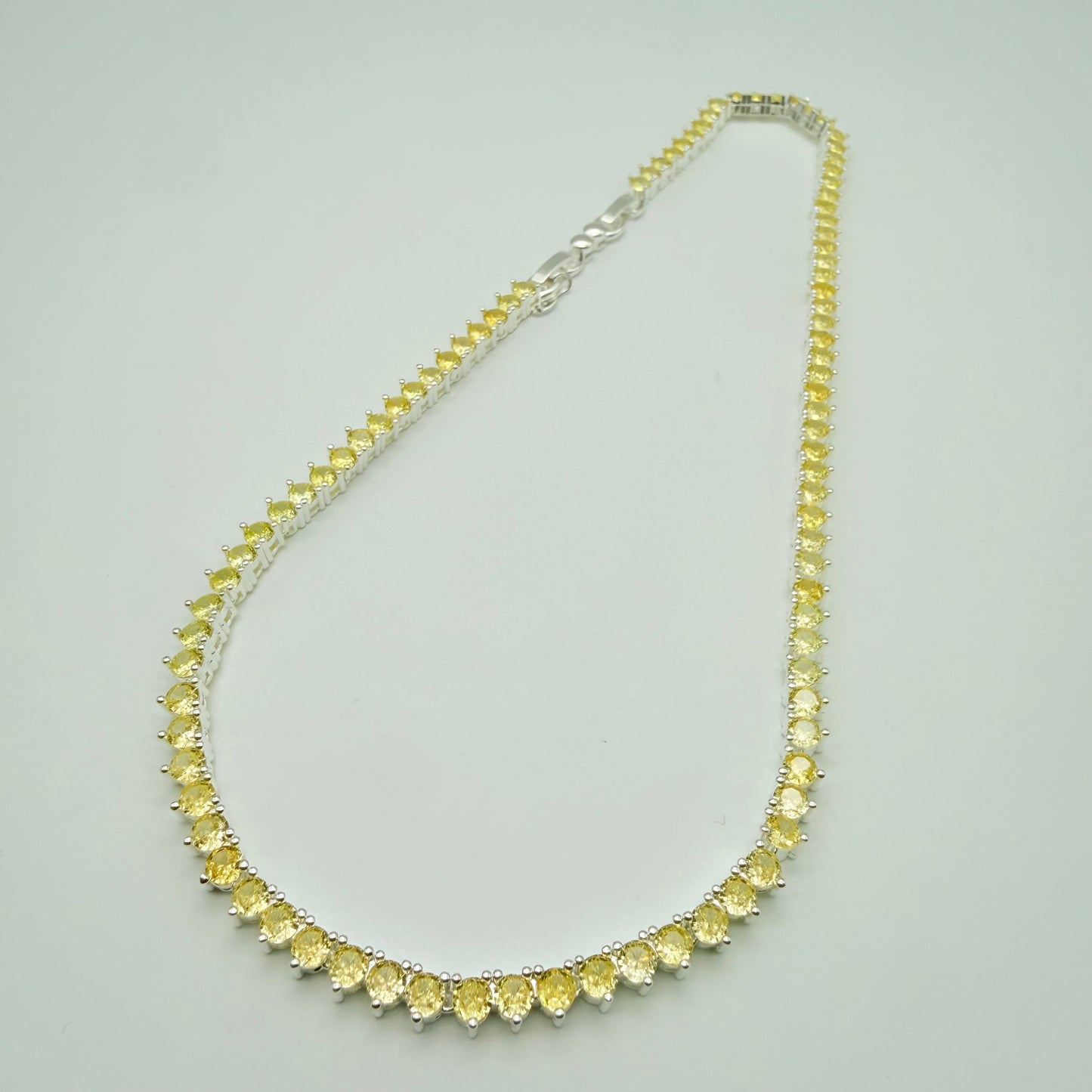 Collar Gotas de Luz Circones Amarillos Plata 925 – Silver Ice 04