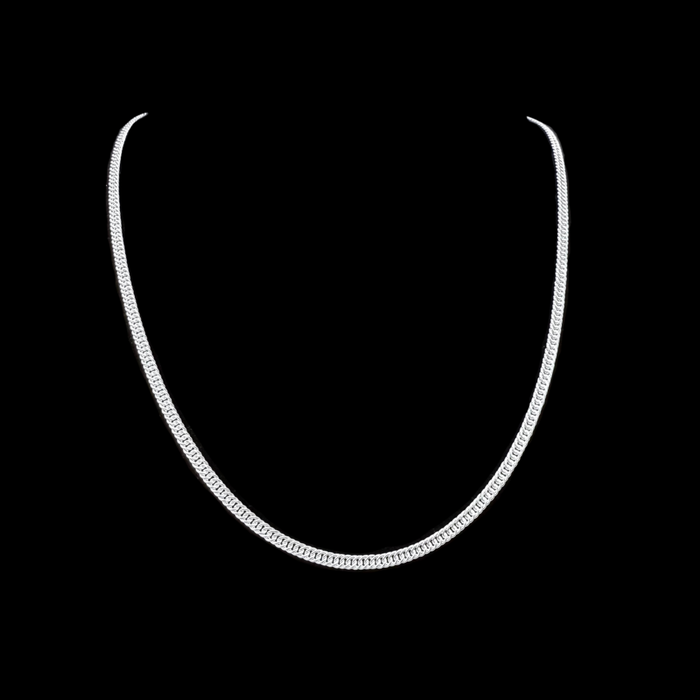 Cadena Triple Grumet 3mm – Silver Ice 01