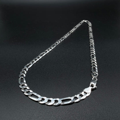 Cadena Fígaro 7mm - Plata 925 Italy – Silver Ice 03