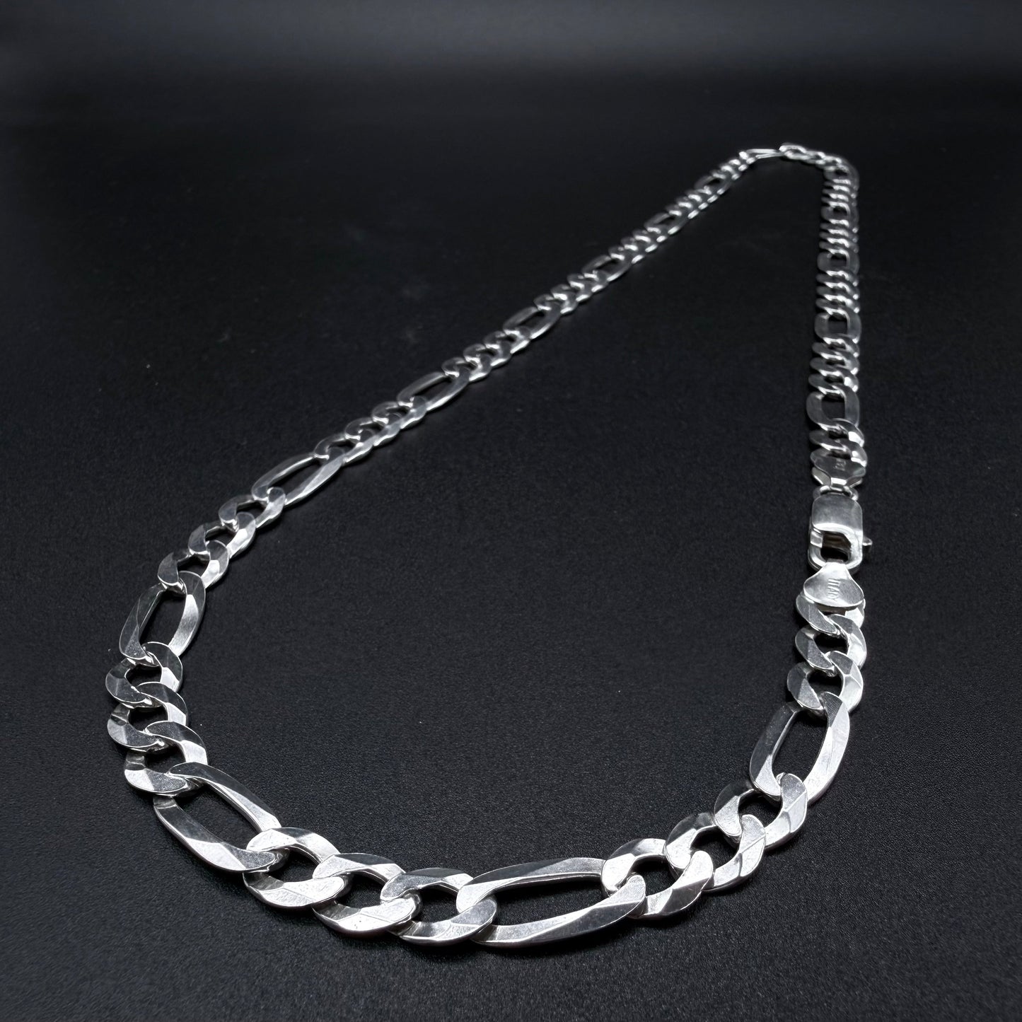 Cadena Fígaro 8mm - Plata 925 Italy – Silver Ice 01