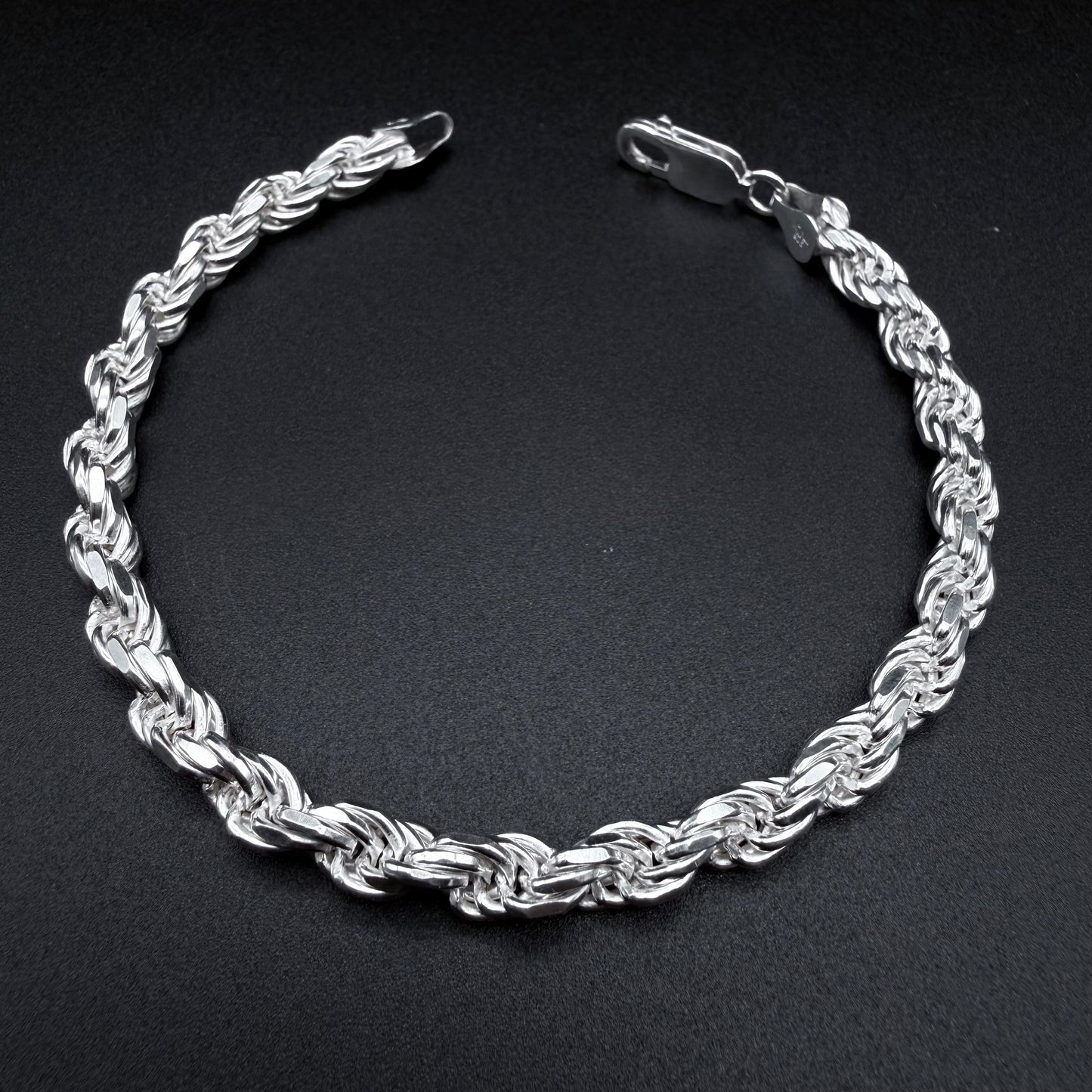 Pulsera Turbillón 5.5 mm - Plata 925 Italy – Silver Ice 01