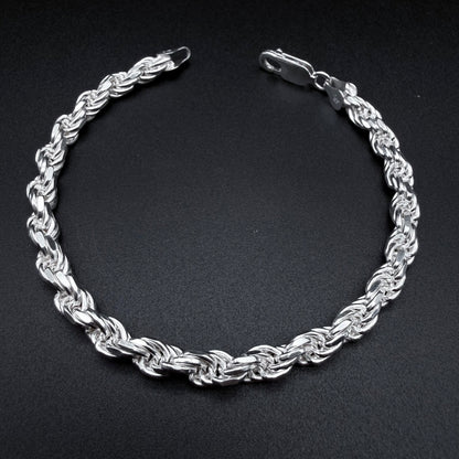 Pulsera Turbillón 5.5 mm - Plata 925 Italy – Silver Ice 01