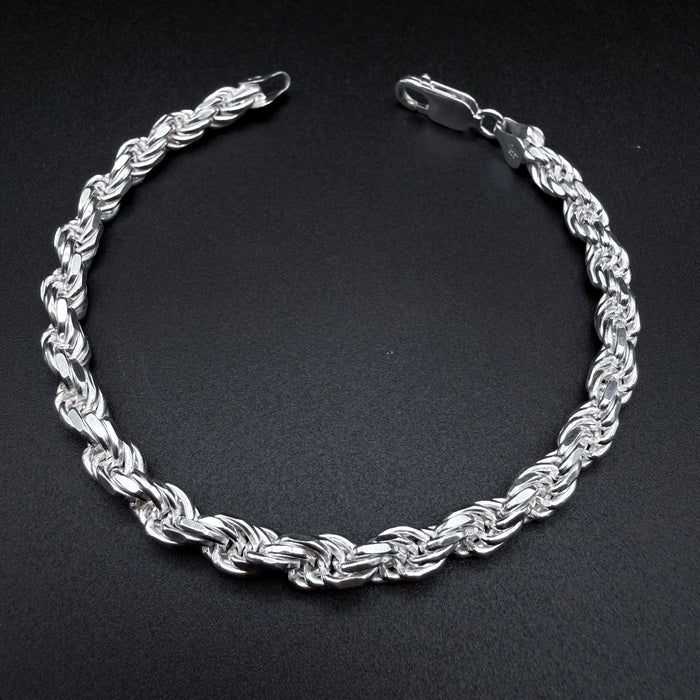 Pulsera Turbillón 5.5 mm - Plata 925 Italy – Silver Ice 01