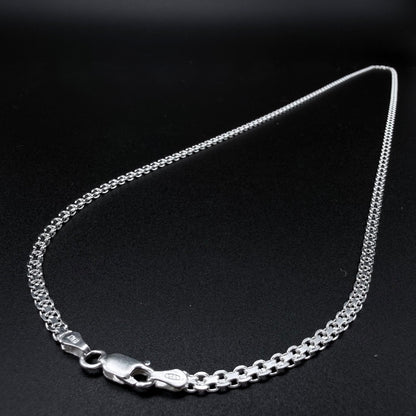 Cadena Tejido Chino 3mm - Plata 925 Italy – Silver Ice 03