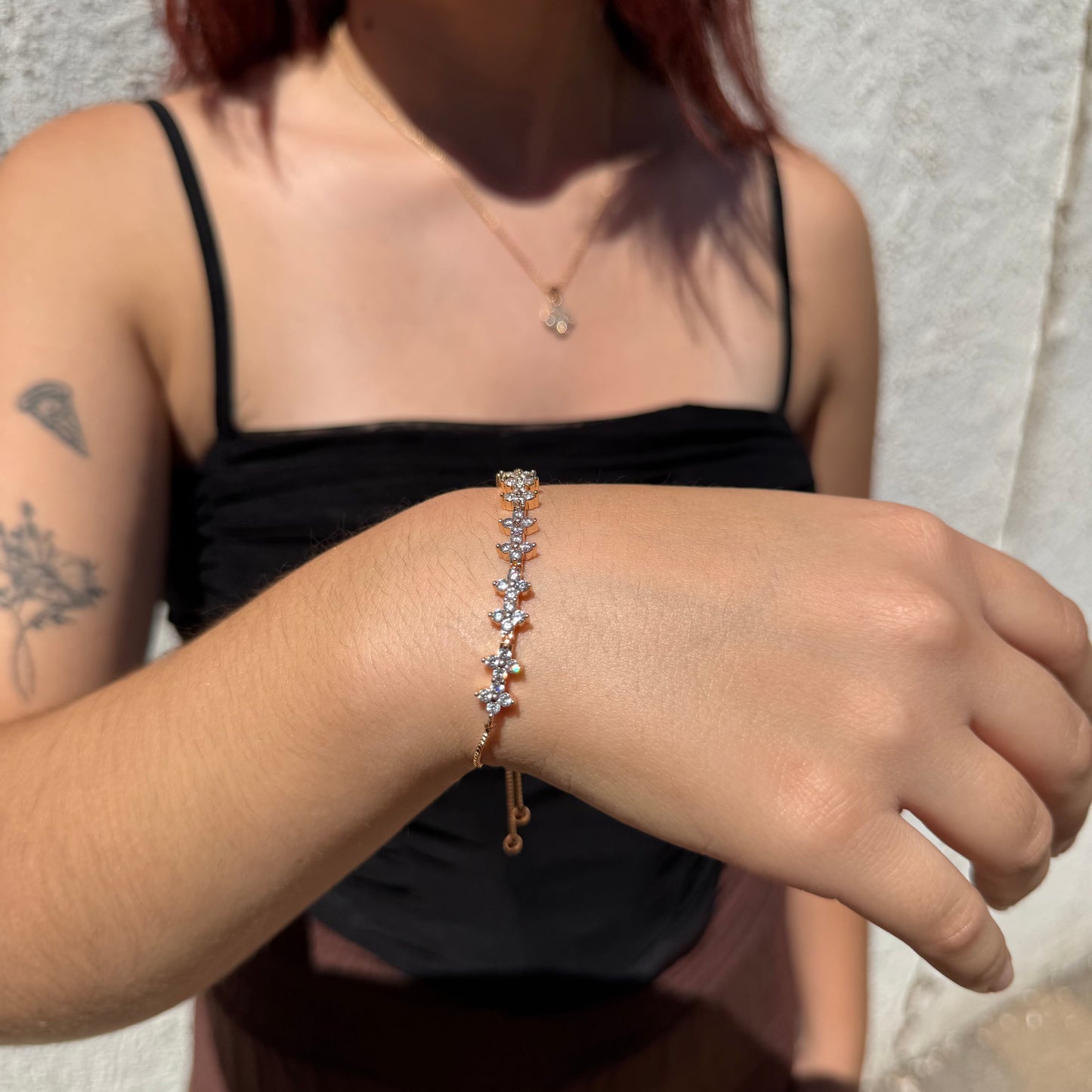 Pulsera Jardín Dorado - Oro Rosa – Silver Ice 05