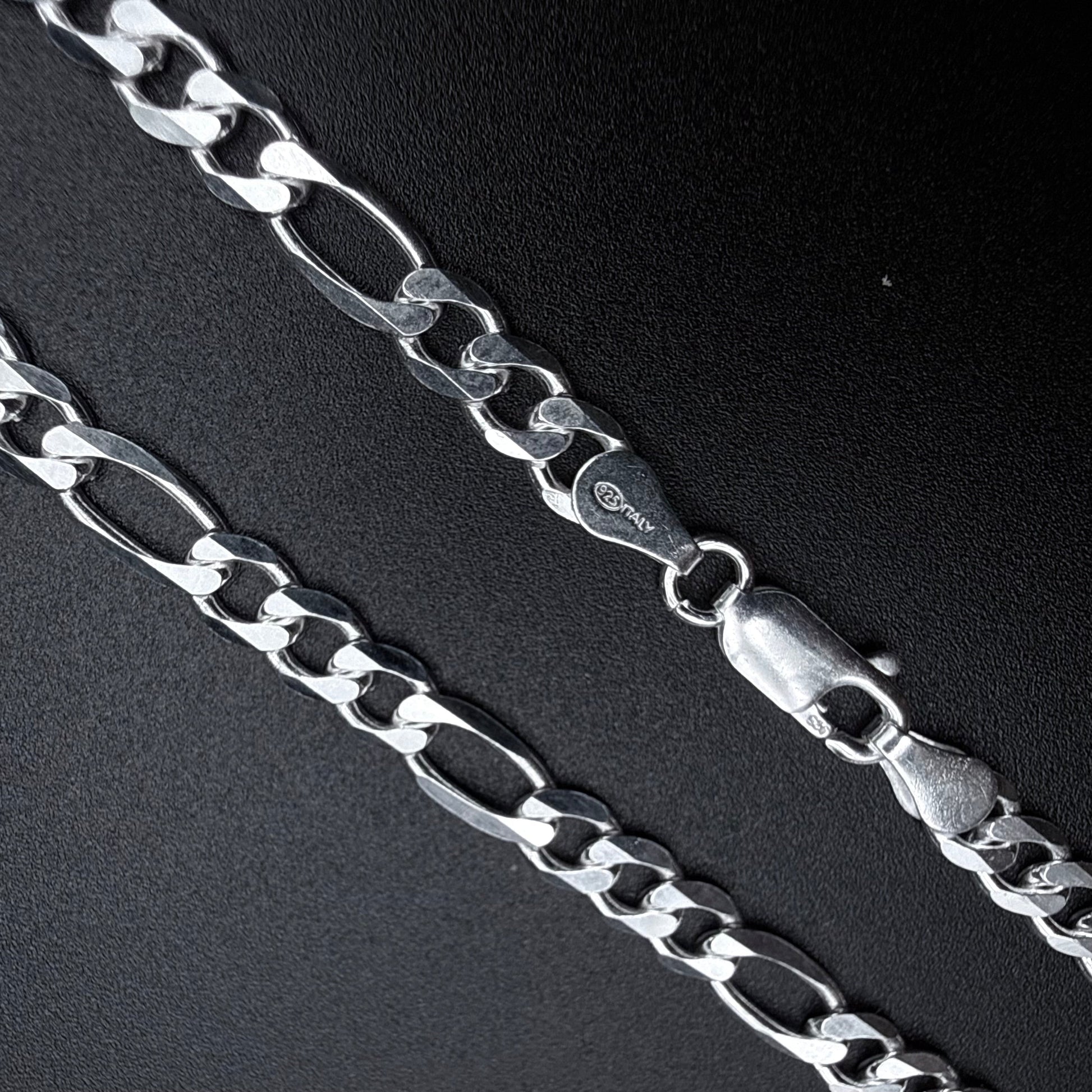Pulsera Fígaro 5mm - Plata 925 Italy – Silver Ice 02