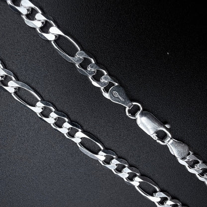 Pulsera Fígaro 5mm - Plata 925 Italy – Silver Ice 02