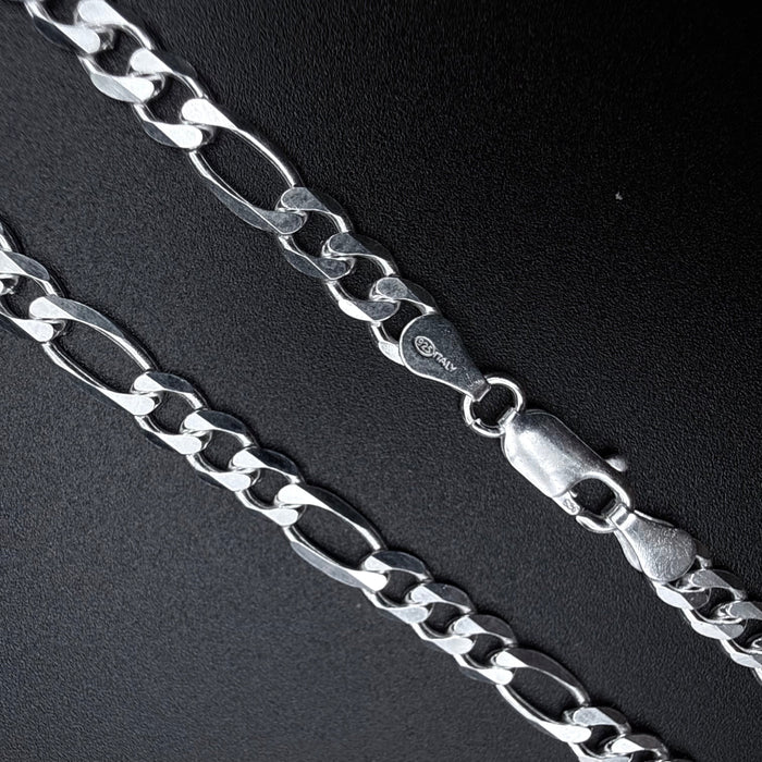 Pulsera Fígaro 5mm - Plata 925 Italy – Silver Ice 02