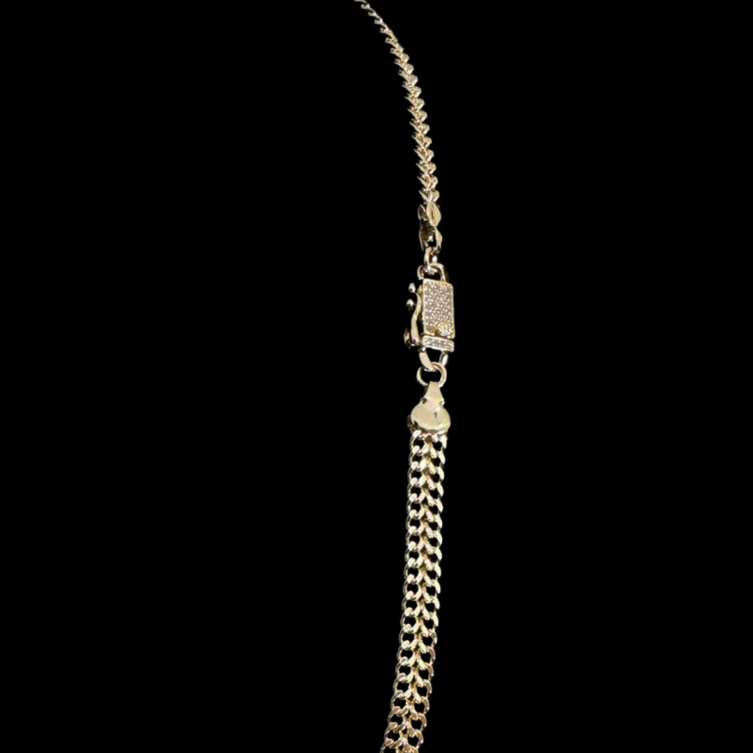 Cadena Tejido Chino Oro – 6 mm – Silver Ice 04