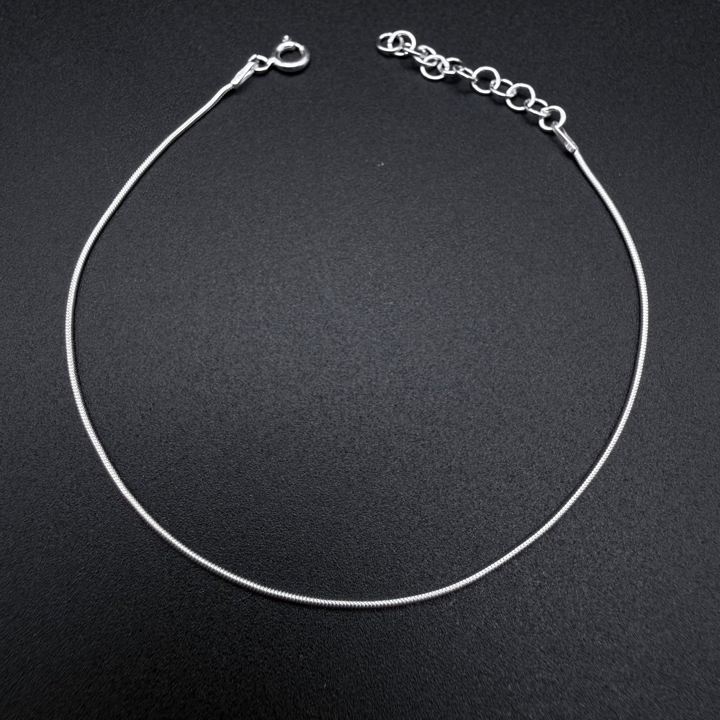 Pulsera Snake Chain 1mm - Plata 925 Italy – Silver Ice 03