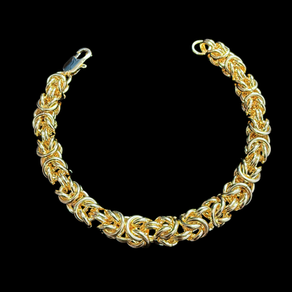 Pulsera Camino del Inca Oro – 8 mm – Silver Ice 01