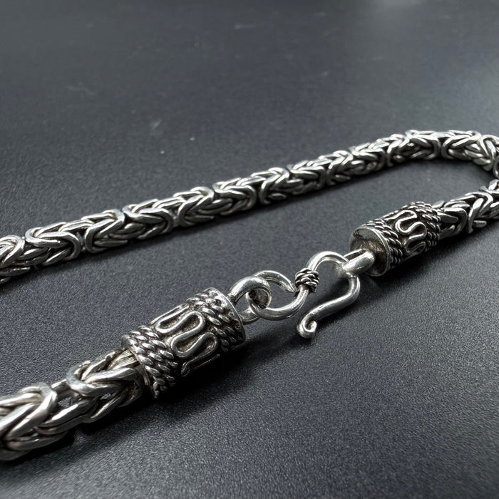 Pulsera Camino del Inca 4mm - Plata 925 Italy – Silver Ice 02