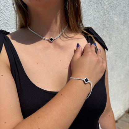 Pulsera Tennis Van Cleef Tennis 2mm – Silver Ice 07