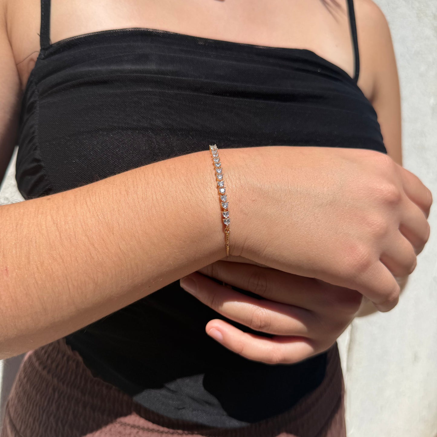 Pulsera Love Line - Oro Rosa – Silver Ice 03