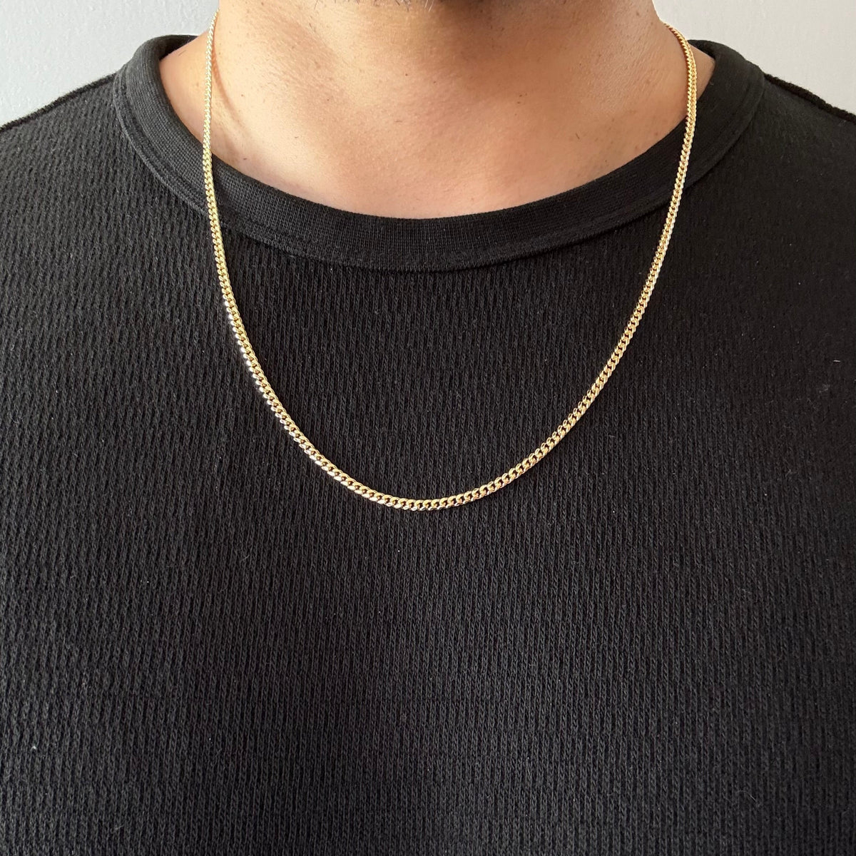 Cadena Cubana Oro – 3,5 mm – Silver Ice 06