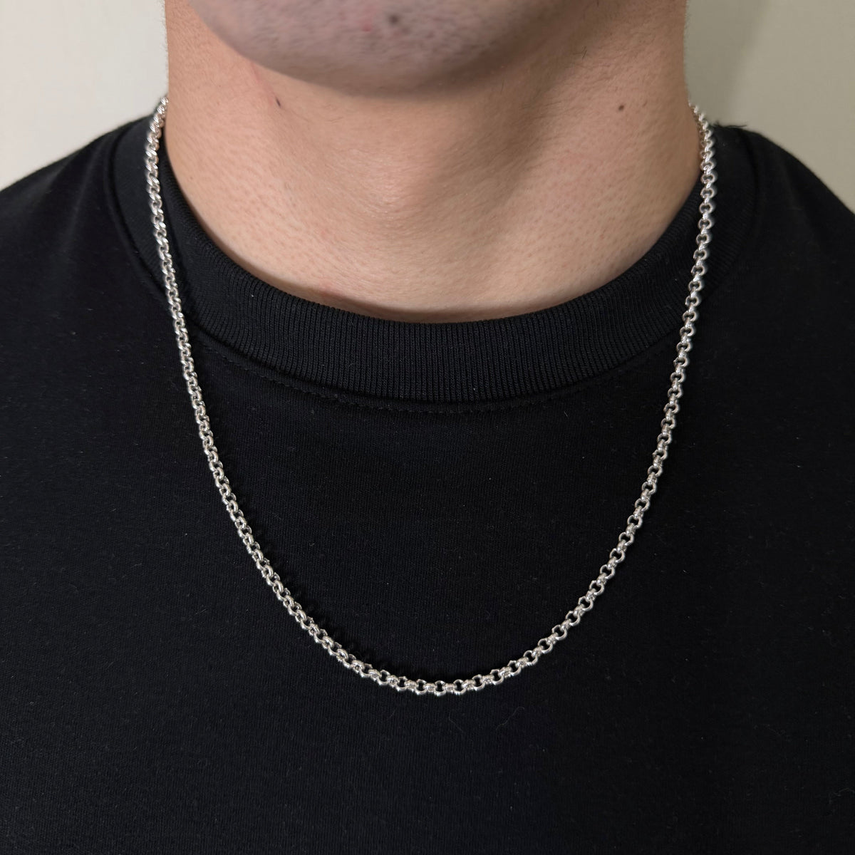 Cadena Rolo 3mm – Silver Ice 02