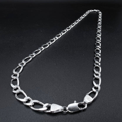Cadena Fígaro 1x1 Plata 925 - 8 mm – Silver Ice 03