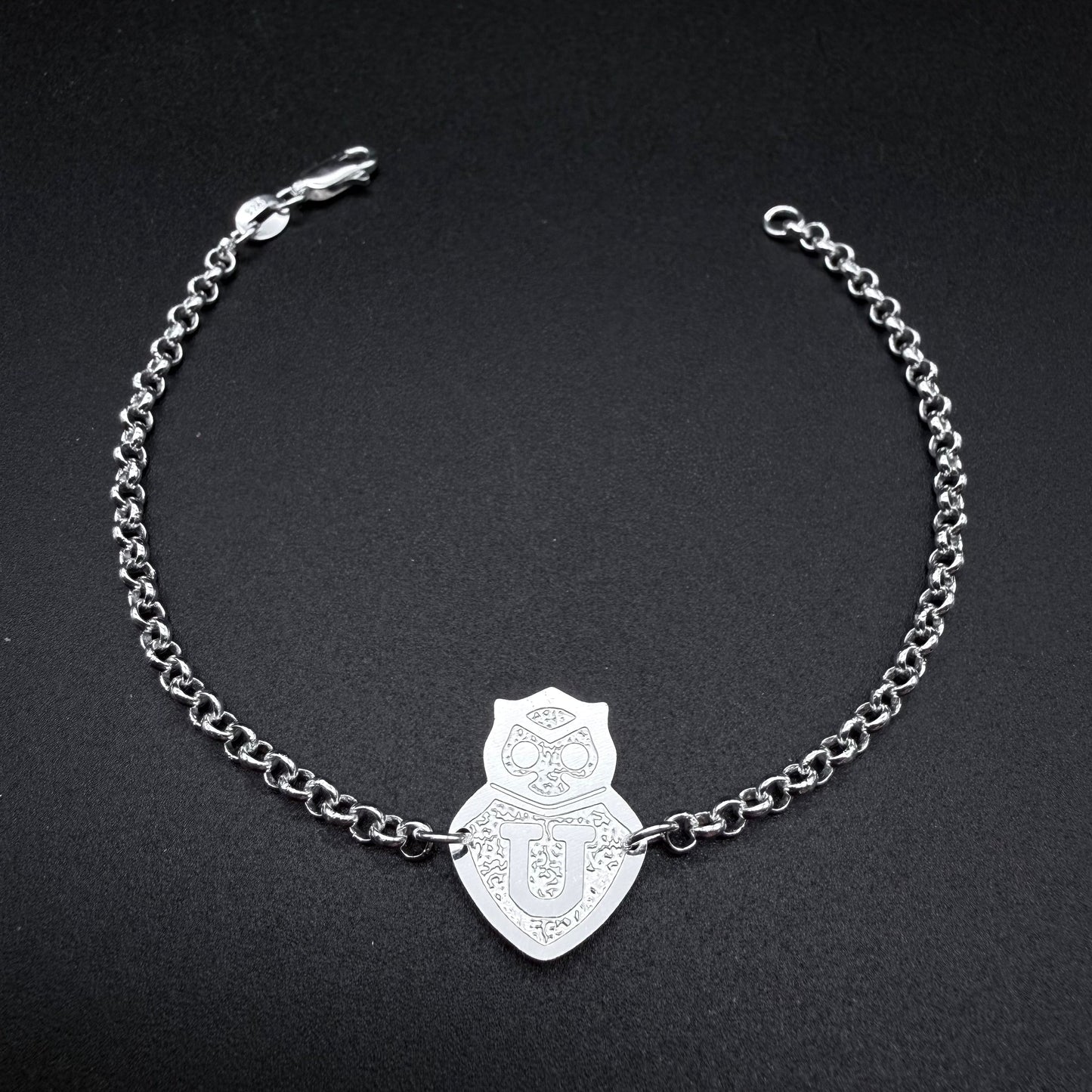 Pulsera Orgullo Azul Plata 925 – Silver Ice 02