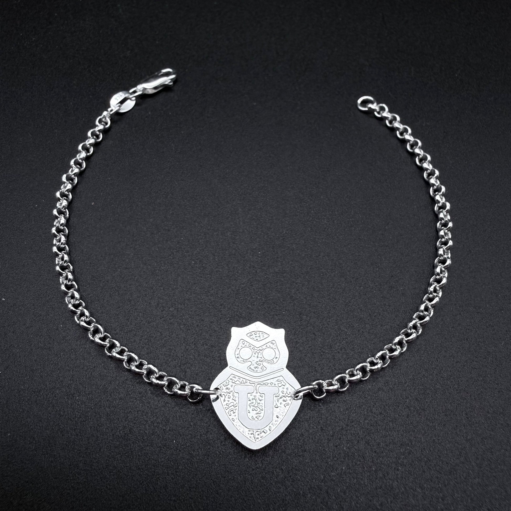 Pulsera Orgullo Azul Plata 925 – Silver Ice 02