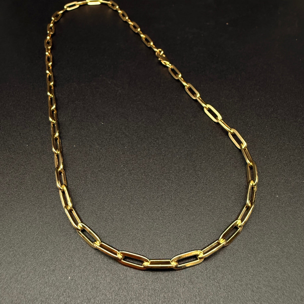 Cadena Eslabón Limada Oro – 5 mm – Silver Ice 03