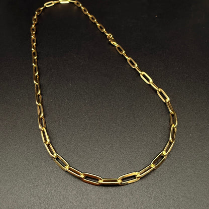 Cadena Eslabón Limada Oro – 5 mm – Silver Ice 03